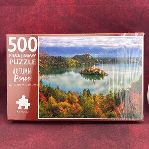 "AUTUMN PEACE" 500 Pc JIGSAW PUZZLE BY PAGE PUBLICATIONS NEW SEALED 24,6 x 19,5